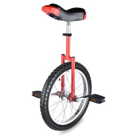 18in Wheel Unicycle Red