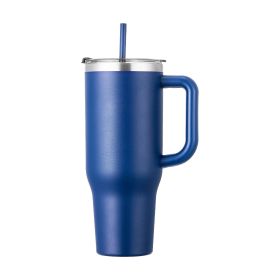 40 oz Insulated Water Bottle, Stainless Steel Sports Coffee Cup with Lid, Handheld Travel Coffee Mug Double Walled, Camping Hydration Flask Leakp